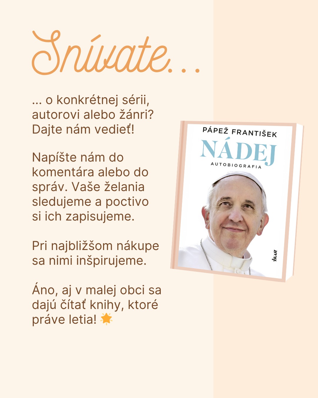 Aké knihy by ste si radi požičali u nás? 3