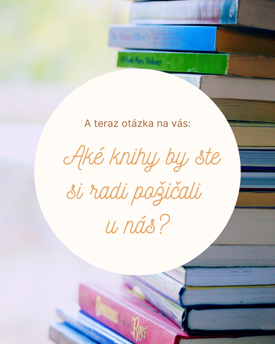 Aké knihy by ste si radi požičali u nás? 1